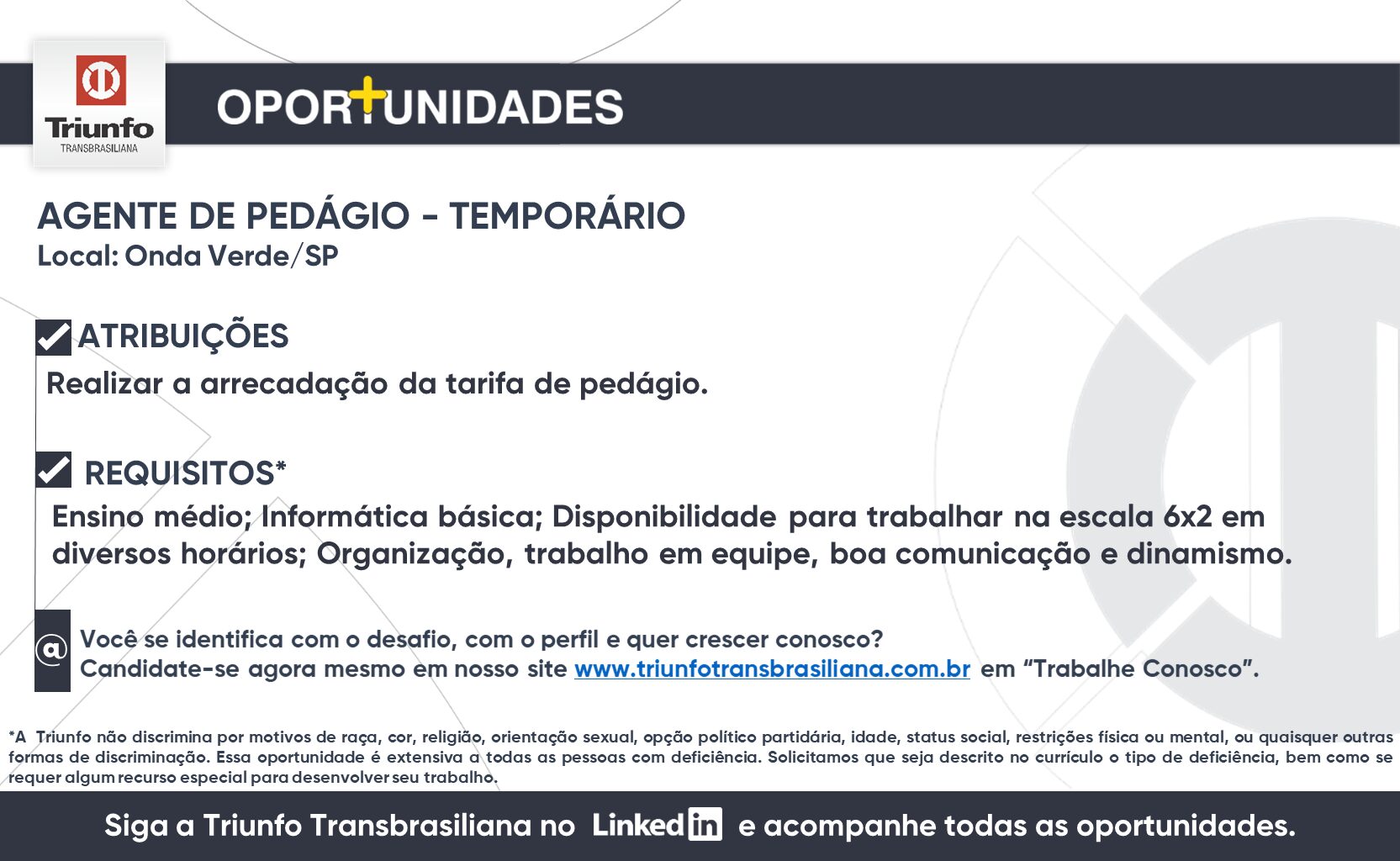 Assistente de Suprimentos – Lins/SP